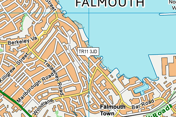 Map of POMODORO FALMOUTH LTD at district scale
