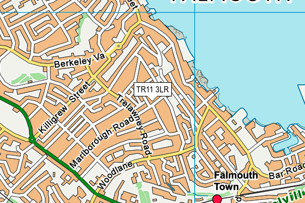 TR11 3LR map - OS VectorMap District (Ordnance Survey)