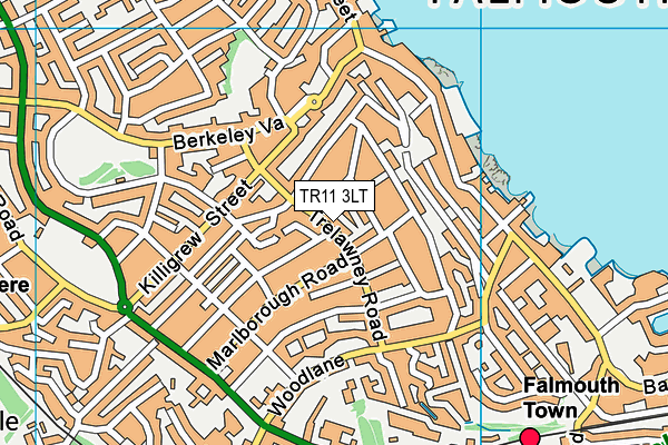 TR11 3LT map - OS VectorMap District (Ordnance Survey)