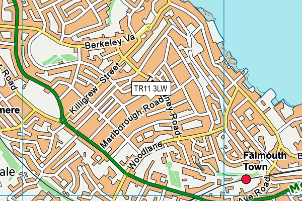 TR11 3LW map - OS VectorMap District (Ordnance Survey)