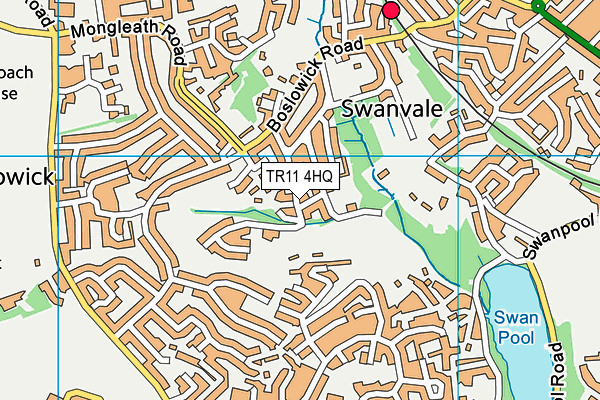 TR11 4HQ map - OS VectorMap District (Ordnance Survey)