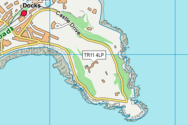TR11 4LP map - OS VectorMap District (Ordnance Survey)