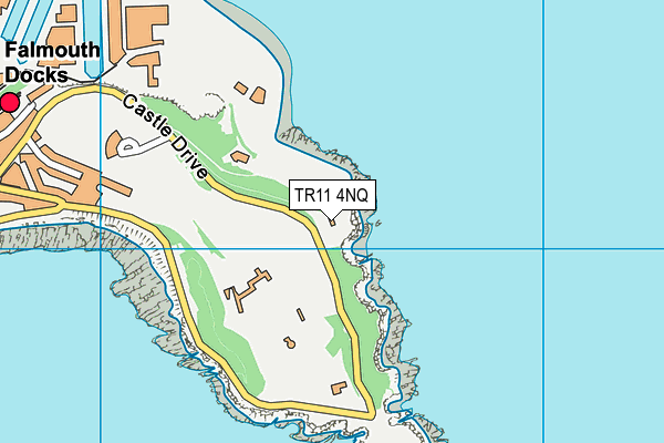 TR11 4NQ map - OS VectorMap District (Ordnance Survey)