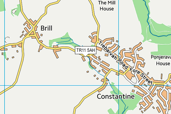 TR11 5AH map - OS VectorMap District (Ordnance Survey)