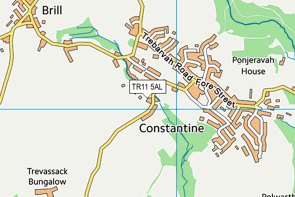 TR11 5AL map - OS VectorMap District (Ordnance Survey)