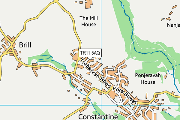 TR11 5AQ map - OS VectorMap District (Ordnance Survey)