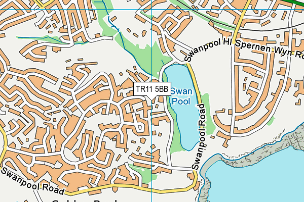 TR11 5BB map - OS VectorMap District (Ordnance Survey)