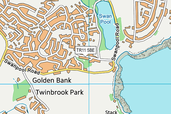 TR11 5BE map - OS VectorMap District (Ordnance Survey)