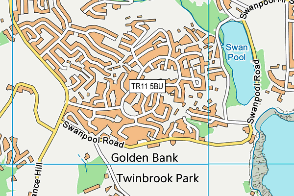 TR11 5BU map - OS VectorMap District (Ordnance Survey)