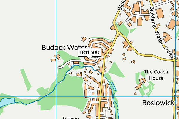 TR11 5DQ map - OS VectorMap District (Ordnance Survey)