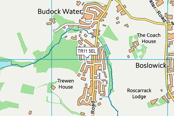 TR11 5EL map - OS VectorMap District (Ordnance Survey)