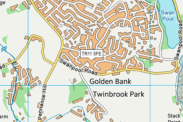 TR11 5FE map - OS VectorMap District (Ordnance Survey)