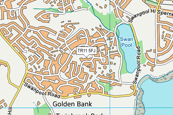 TR11 5FJ map - OS VectorMap District (Ordnance Survey)