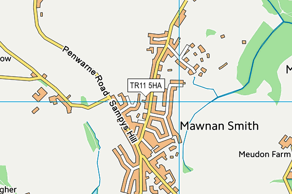 TR11 5HA map - OS VectorMap District (Ordnance Survey)