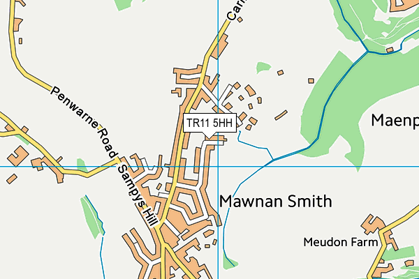 TR11 5HH map - OS VectorMap District (Ordnance Survey)