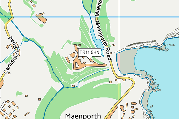 TR11 5HN map - OS VectorMap District (Ordnance Survey)