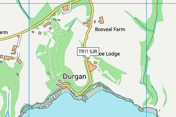 TR11 5JR map - OS VectorMap District (Ordnance Survey)