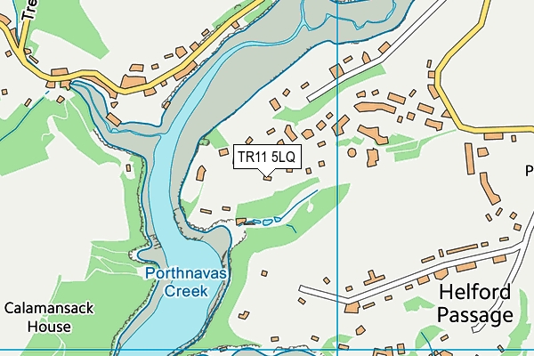 TR11 5LQ map - OS VectorMap District (Ordnance Survey)