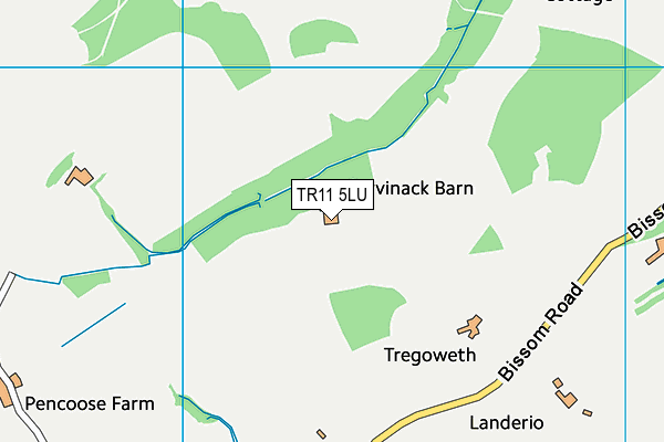 TR11 5LU map - OS VectorMap District (Ordnance Survey)