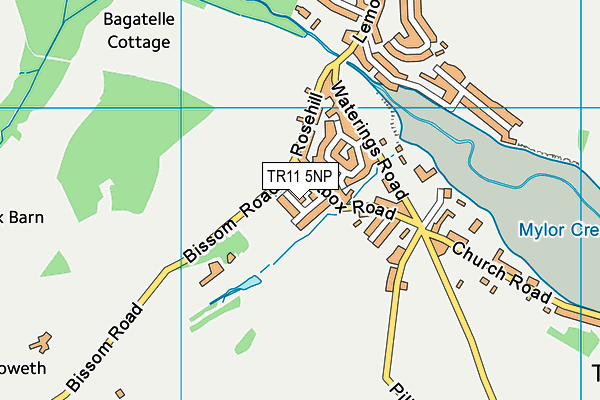 TR11 5NP map - OS VectorMap District (Ordnance Survey)