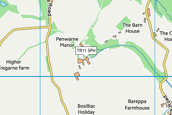 TR11 5PH map - OS VectorMap District (Ordnance Survey)