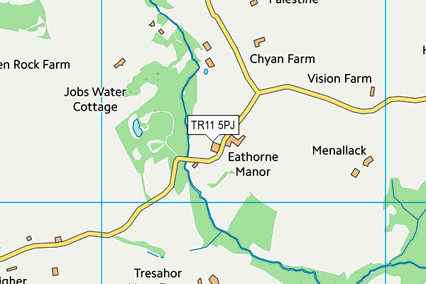 TR11 5PJ map - OS VectorMap District (Ordnance Survey)