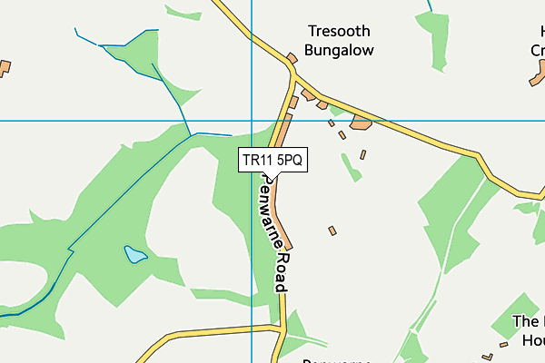 TR11 5PQ map - OS VectorMap District (Ordnance Survey)