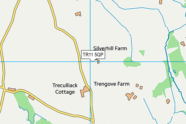 TR11 5QP map - OS VectorMap District (Ordnance Survey)