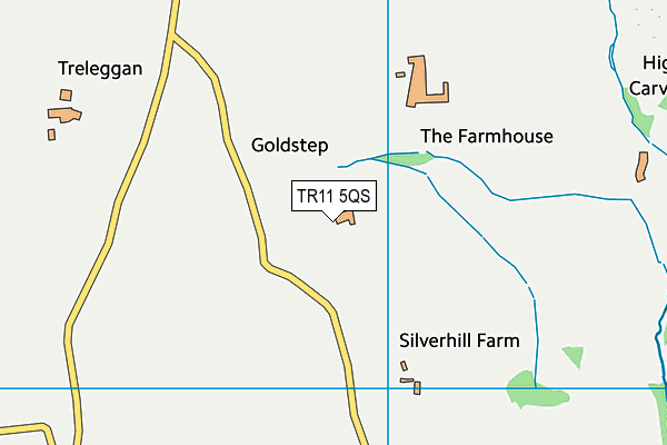 TR11 5QS map - OS VectorMap District (Ordnance Survey)
