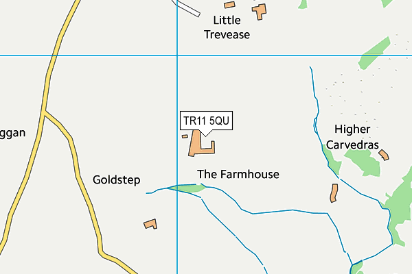 TR11 5QU map - OS VectorMap District (Ordnance Survey)