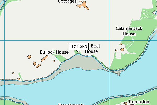 TR11 5RN map - OS VectorMap District (Ordnance Survey)