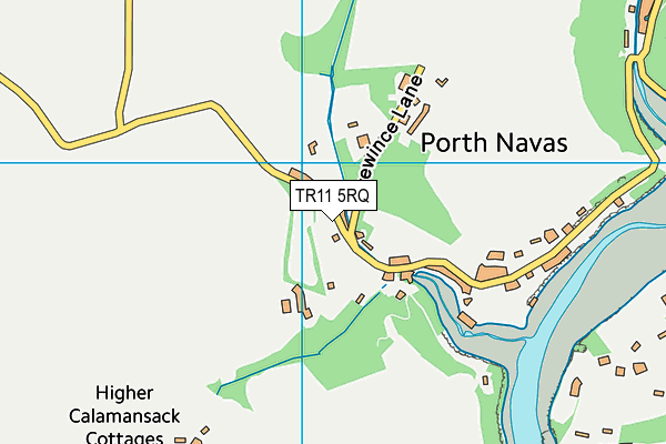 TR11 5RQ map - OS VectorMap District (Ordnance Survey)