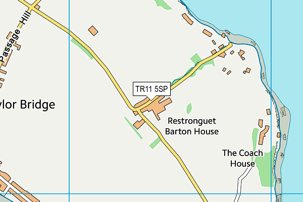 TR11 5SP map - OS VectorMap District (Ordnance Survey)