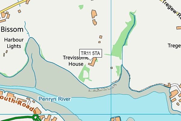 TR11 5TA map - OS VectorMap District (Ordnance Survey)