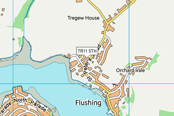 TR11 5TH map - OS VectorMap District (Ordnance Survey)
