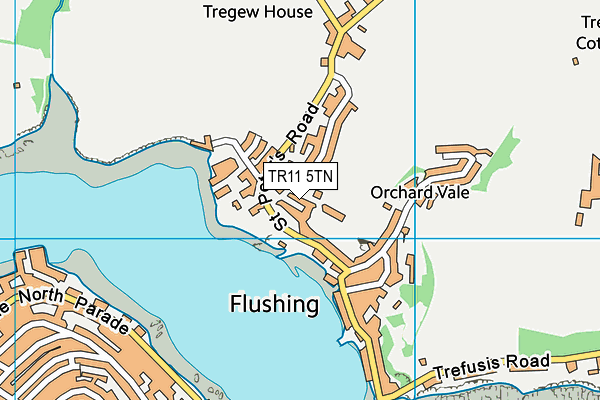 TR11 5TN map - OS VectorMap District (Ordnance Survey)