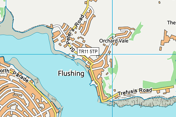TR11 5TP map - OS VectorMap District (Ordnance Survey)