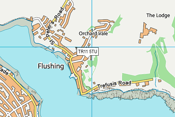 TR11 5TU map - OS VectorMap District (Ordnance Survey)