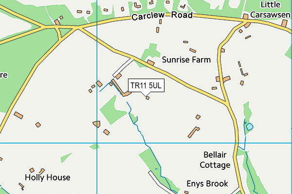 TR11 5UL map - OS VectorMap District (Ordnance Survey)