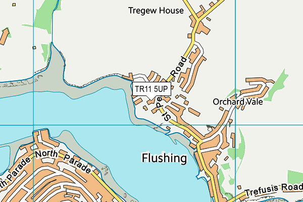 TR11 5UP map - OS VectorMap District (Ordnance Survey)