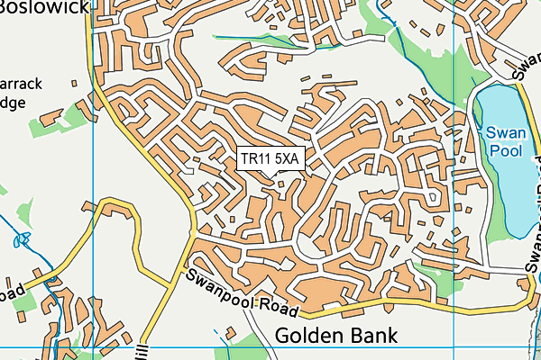 TR11 5XA map - OS VectorMap District (Ordnance Survey)