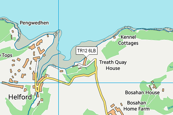 TR12 6LB map - OS VectorMap District (Ordnance Survey)