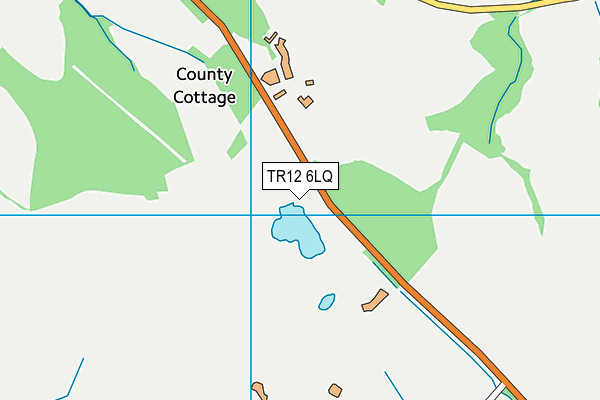TR12 6LQ map - OS VectorMap District (Ordnance Survey)