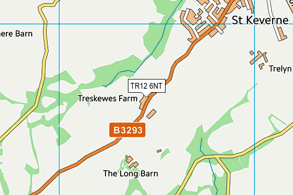 TR12 6NT map - OS VectorMap District (Ordnance Survey)