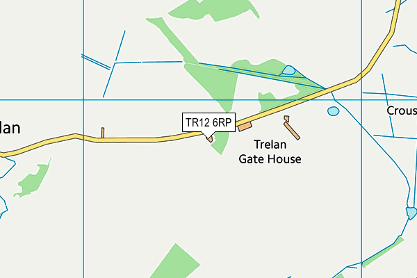 TR12 6RP map - OS VectorMap District (Ordnance Survey)