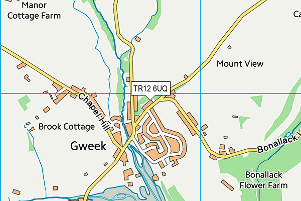 TR12 6UQ map - OS VectorMap District (Ordnance Survey)