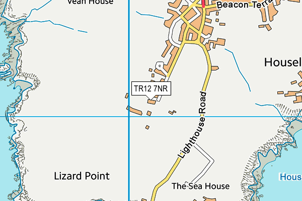 TR12 7NR map - OS VectorMap District (Ordnance Survey)