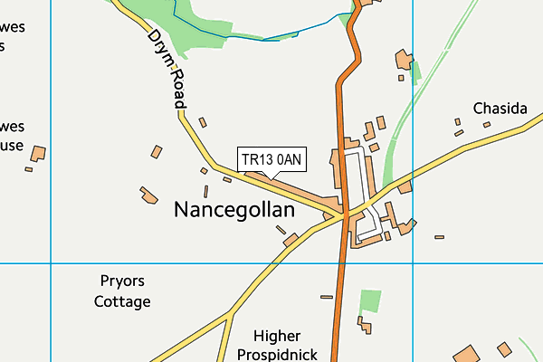 Nancegollan Playing Field map (TR13 0AN) - OS VectorMap District (Ordnance Survey)