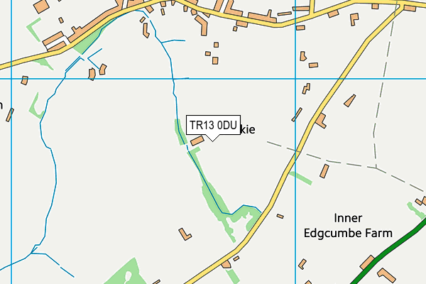 TR13 0DU map - OS VectorMap District (Ordnance Survey)