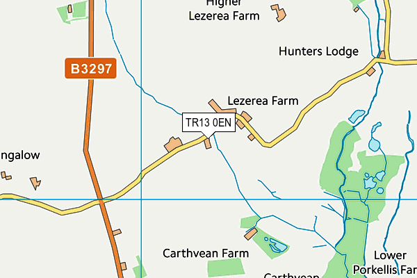 TR13 0EN map - OS VectorMap District (Ordnance Survey)